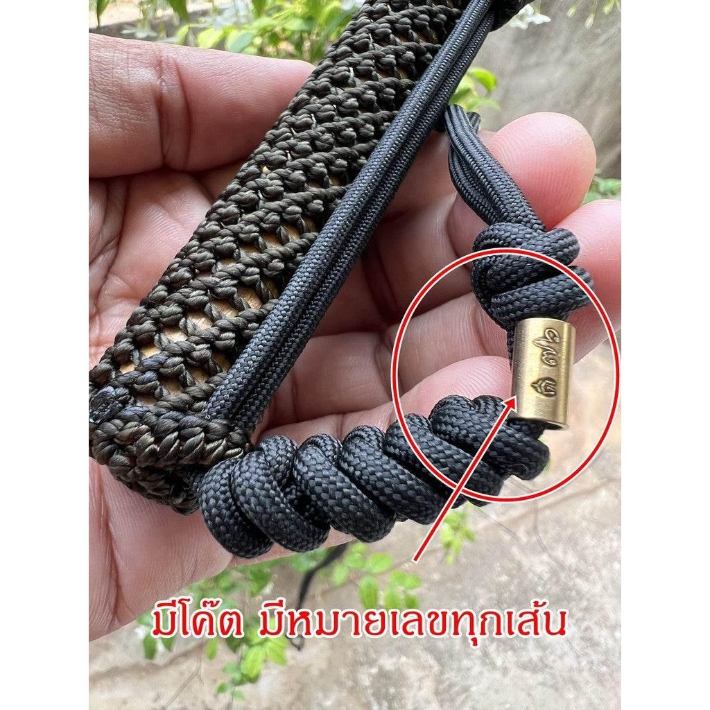 Bamboo Waist Amulet Cord 108th Anniversary Edition by Luang Pu Kip 2024 Sacred Talisman for Protection Prosperity Invincibility