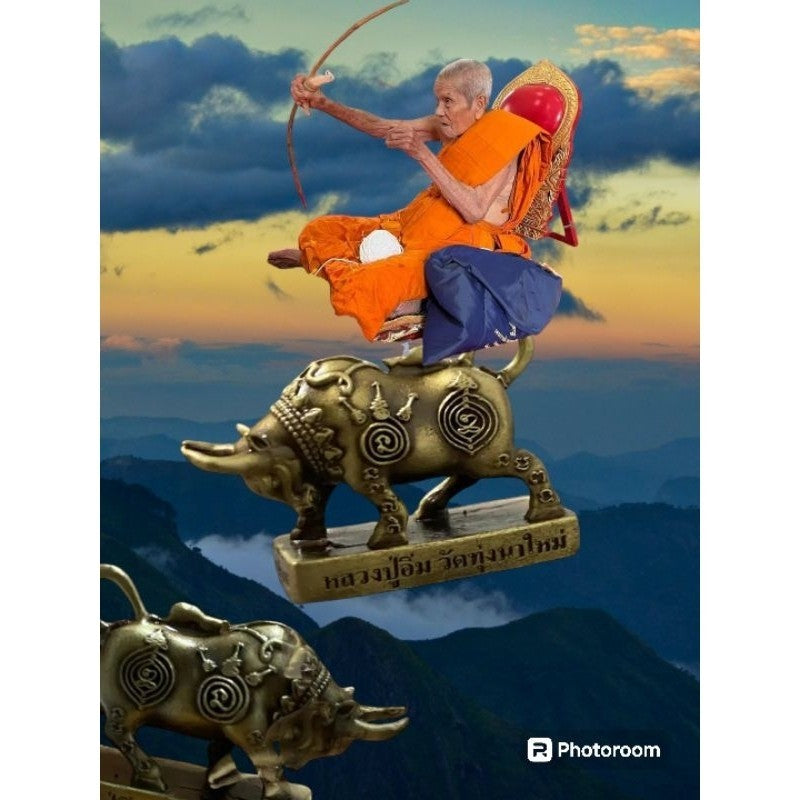 🦬 Vao Thaenu "Rich 99" Supreme Edition – Luang Pu Im's Sacred Wealth & Authority Charm