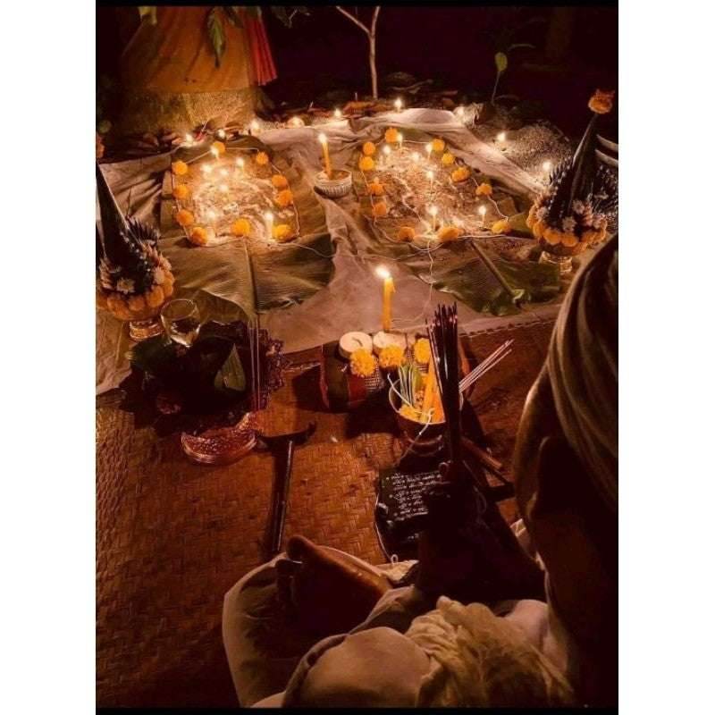 Sea Ghost Wax – Triple-Year Consecrated Sacred Charm for Business Triumph &amp; Magnetic Speech Power! - Thai Blessing Co