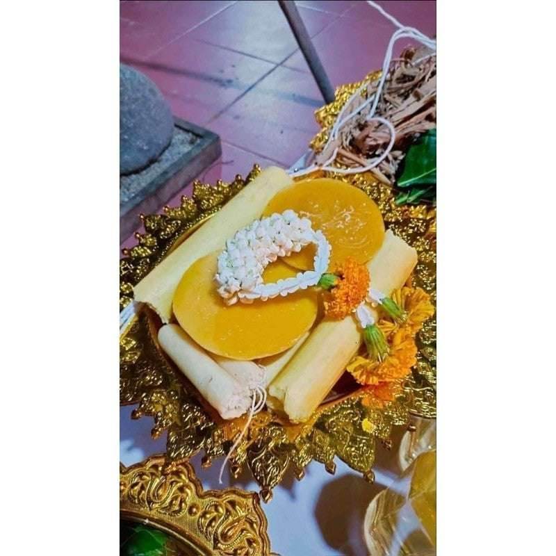 Golden Face Charm Balm – Power of Metta &amp; Magnetic Attraction By Phor Than Hong, Wat Khao Or – Limited Sacred Edition - Thai Blessing Co