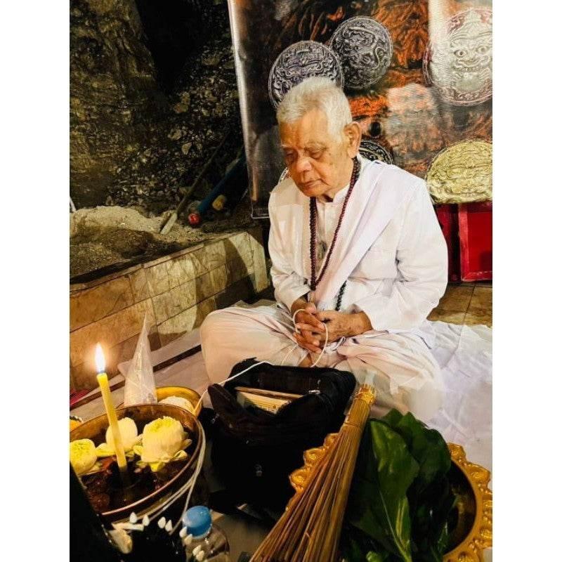 Divine Plow Amulet Narai Flips the Earth - Thai Charm for Wealth, Success, and Removing Obstacles