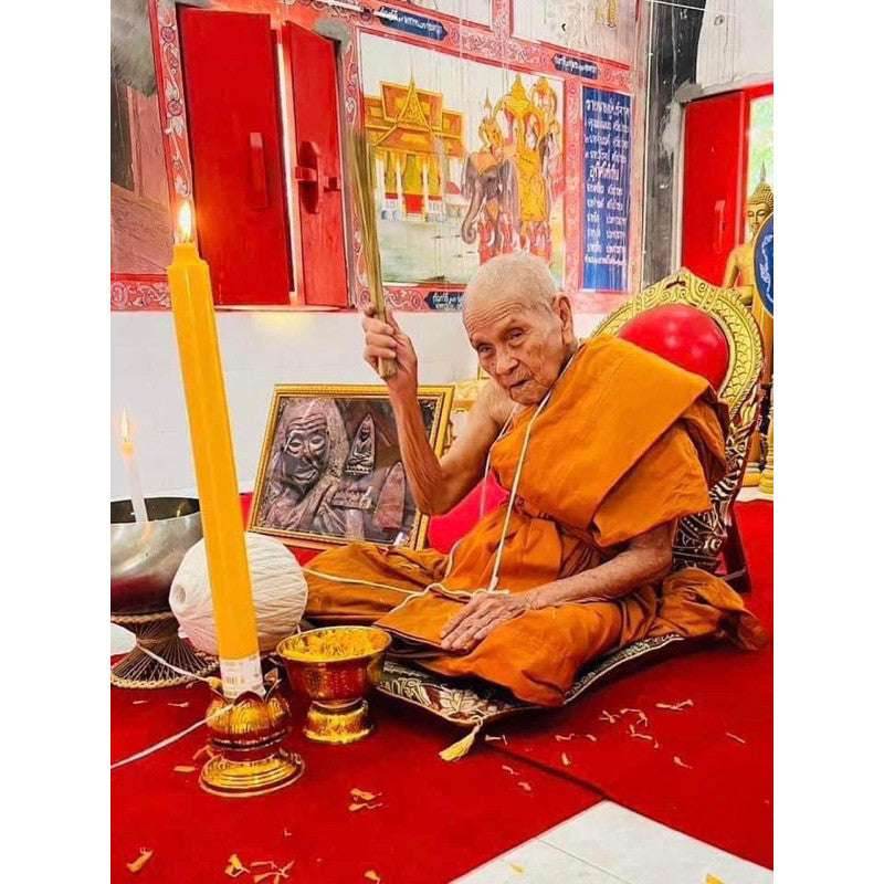 Solos Mongkol Sacred Talisman by Luang Pu Im – First Edition Amulet of Protection, Wealth & Fortune with 16 Blessings