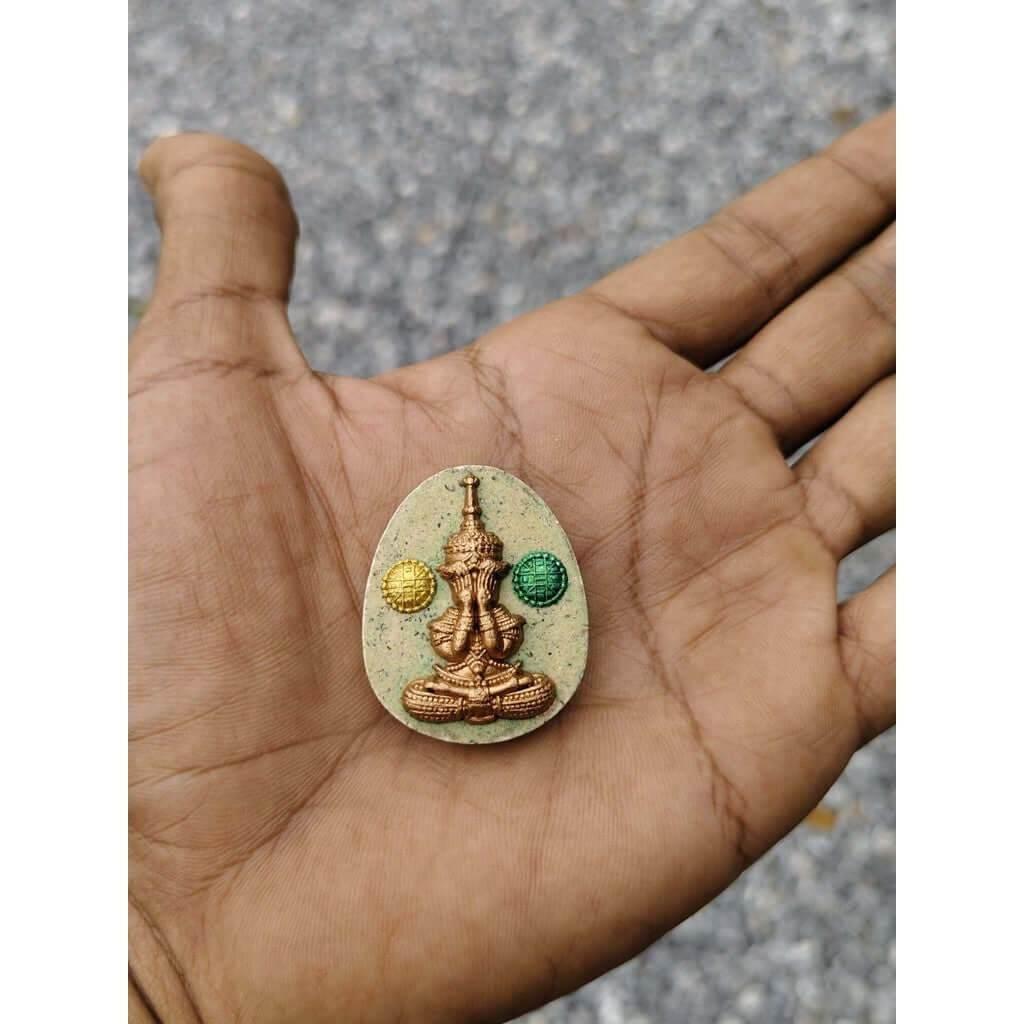 Powerful Manora Crown Buddha Amulet from Krabi for Ultimate Protection, Wealth & Love by Master Chai Rat