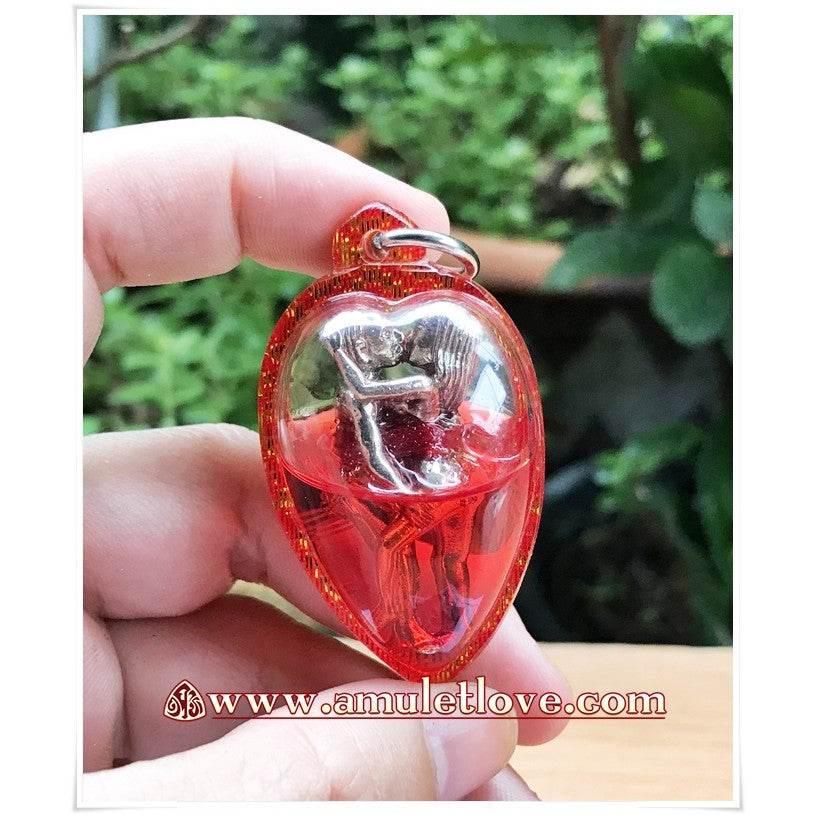 Kam Sut Love Insignia Talisman Twin Talisman for Attraction, Business Success & Metta Blessings by Kru Ba Thammamuni Thitathammo, Mahasarakham
