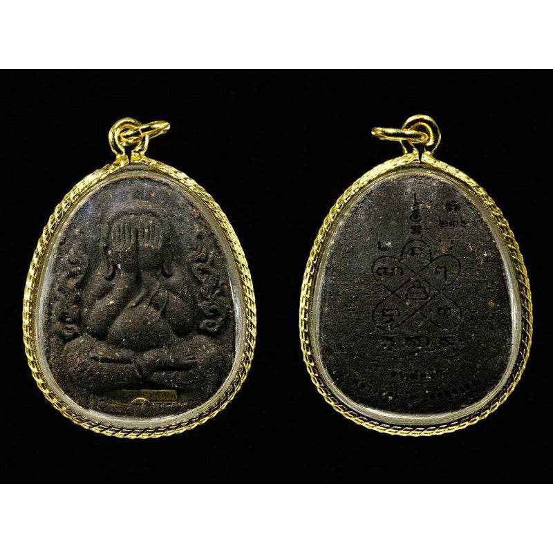 Phra Pidta Maha Lap (Universal Wishes Edition) – Supreme Wealth &amp; Protection Amulet by Luang Phor Whan, Wat Khlong Khun - Thai Blessing Co