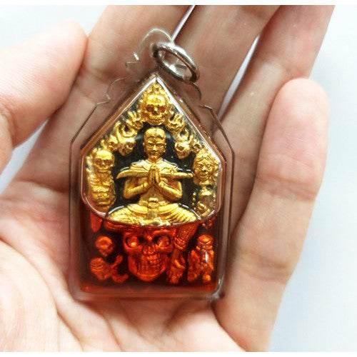 Khun Paen Amulet for Success - 9 Spirits of Enchantment for Charm, Fortune, and Career Growth