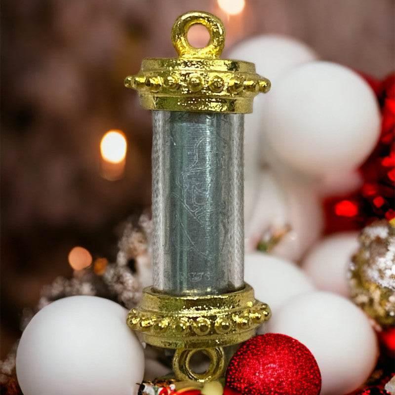Dam Zen Takrut – Enchanted Charm Scroll for Irresistible Attraction and Prosperity | 黑色禅符 – 招财与魅力的极致神圣护符 Tin Gold plated head