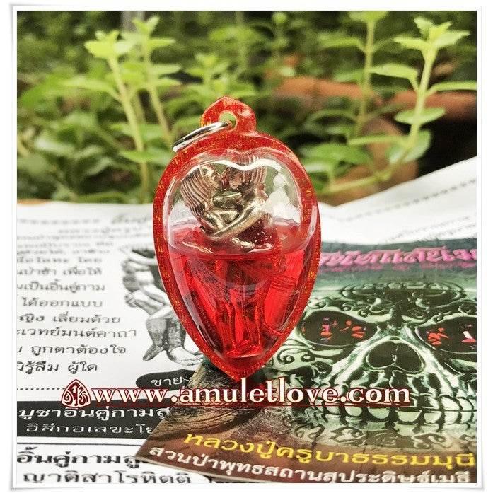 Kam Sut Love Insignia Talisman Twin Talisman for Attraction, Business Success & Metta Blessings by Kru Ba Thammamuni Thitathammo, Mahasarakham Default Title