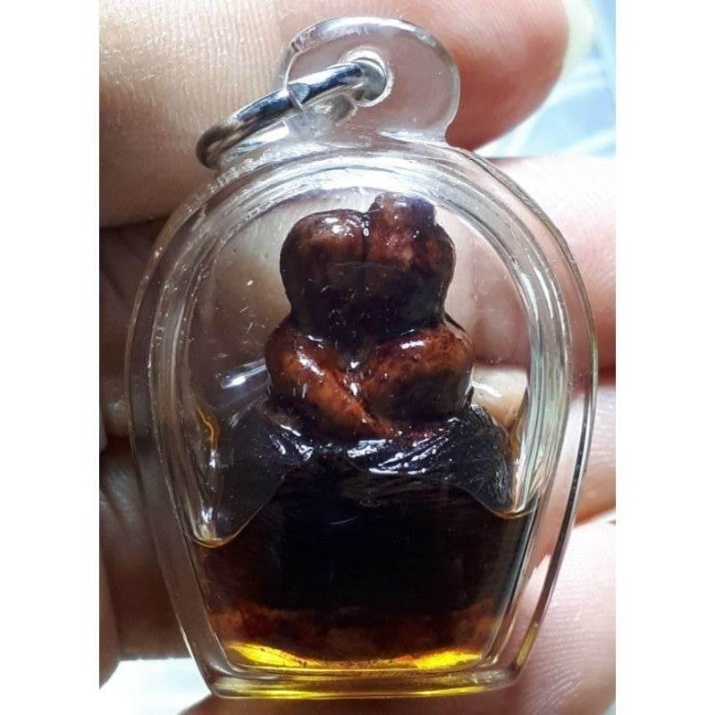 In Mongkol Mard Chueak Amulet - Thai Love & Wealth Attraction Talisman by Luangpu Pun for Prosperity and Metta
