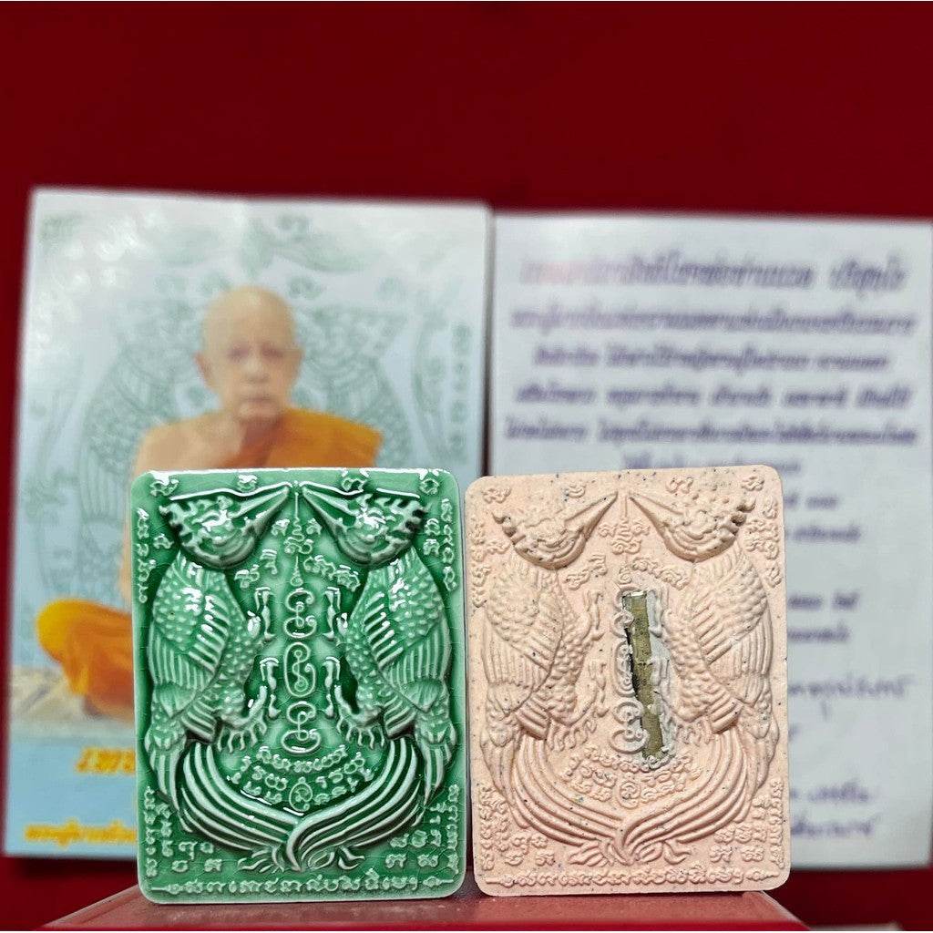 Thep Sarika Sitthichok (Pair) – Phor Than Nuan, Wat Saihra | Unmatched Power of Charm, Attraction &amp; Prosperity! - Thai Blessing Co
