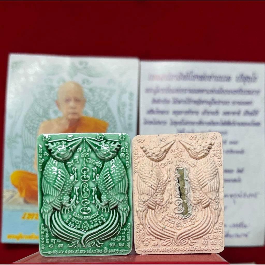 Thep Sarika Sitthichok Charm - Phor Than Nuan, Wat Saihra | Ultimate Attraction, Prosperity & Charm Amulet