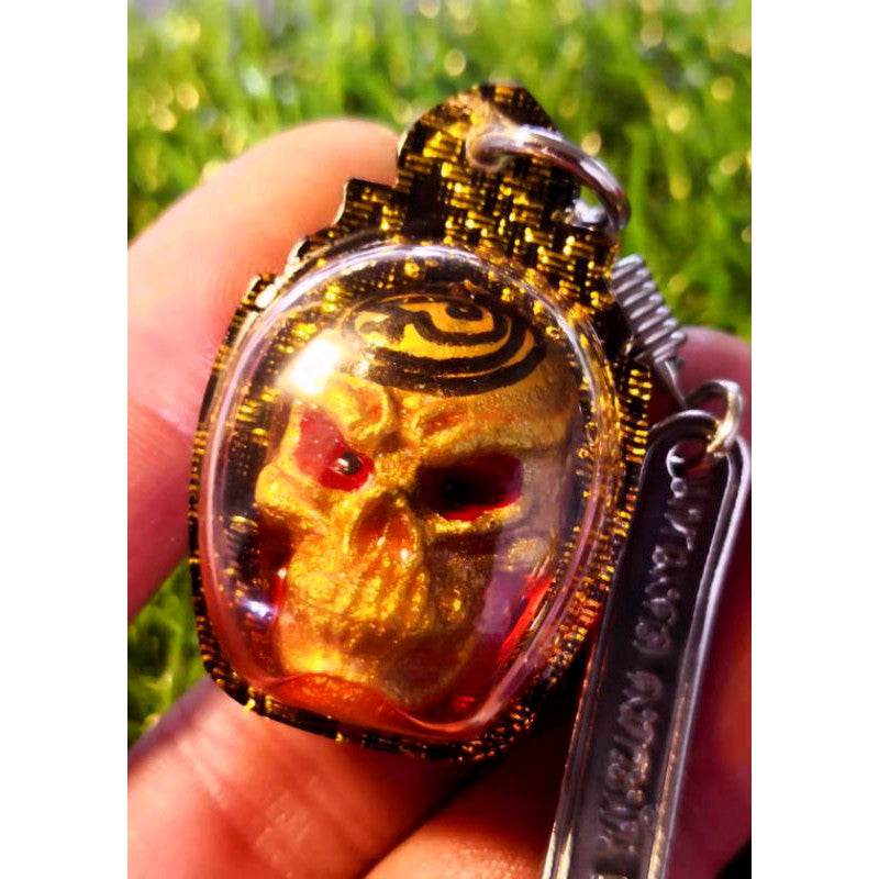 Golden Spirit Powder Charm by Master Subin Na Naa Thong Boost Charm, Fortune &amp; Destiny — Limited Edition from Master Subin - Thai Blessing Co