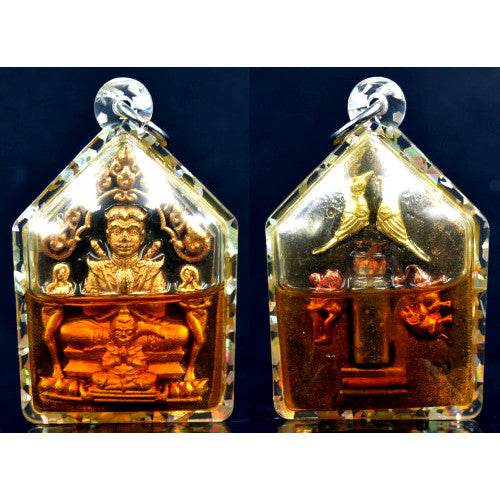 Khun Paen Sanae Hong Phrai – Wai Kru Saturday 5 Edition by LP Nenkaw, Wat Udom Phaisonthorn, Roi Et | Powerful Thai Love Amulet for Charm &amp; Fortune - Thai Blessing Co