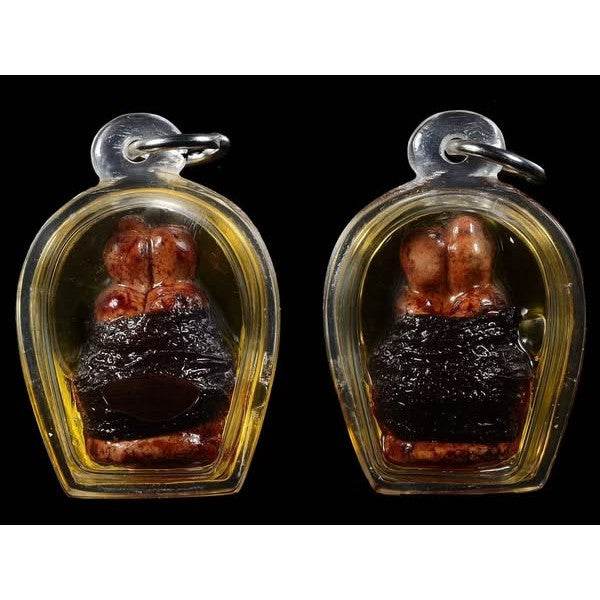 In Mongkol Mard Chueak Jum Sap Amulet – Thai Love &amp; Wealth Attraction by Luangpu Pun, Wat Pa Ban Sang, Roi Et | Sacred Talisman for Metta, Prosperity &amp; Influence - Thai Blessing Co