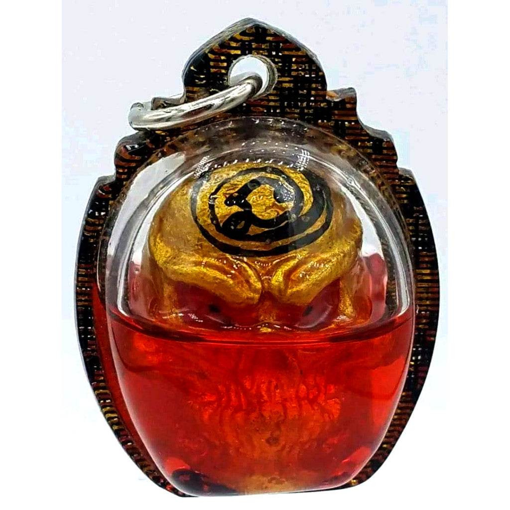 Golden Spirit Powder Charm by Master Subin Na Naa Thong Boost Charm, Fortune &amp; Destiny — Limited Edition from Master Subin - Thai Blessing Co