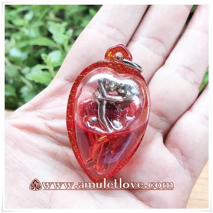 Kam Sut Love Insignia Talisman Twin Talisman for Attraction, Business Success & Metta Blessings by Kru Ba Thammamuni Thitathammo, Mahasarakham