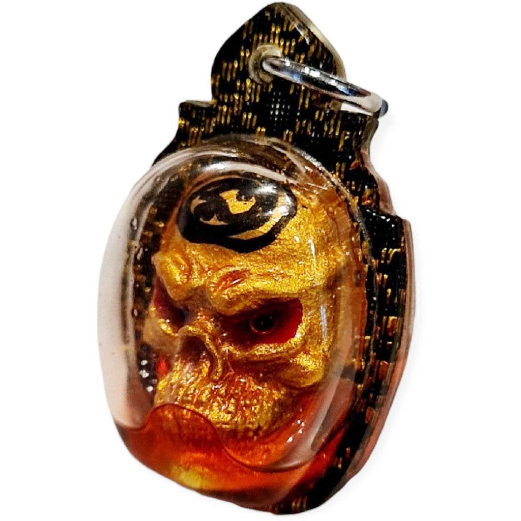Golden Spirit Powder Charm by Master Subin Na Naa Thong Boost Charm, Fortune &amp; Destiny — Limited Edition from Master Subin - Thai Blessing Co