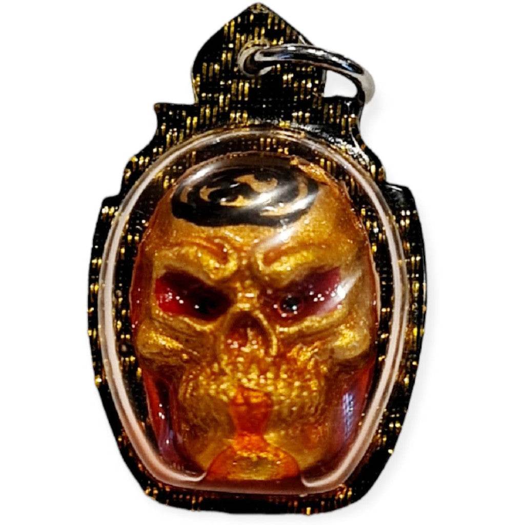 Golden Spirit Powder Charm by Master Subin Na Naa Thong Boost Charm, Fortune &amp; Destiny — Limited Edition from Master Subin - Thai Blessing Co