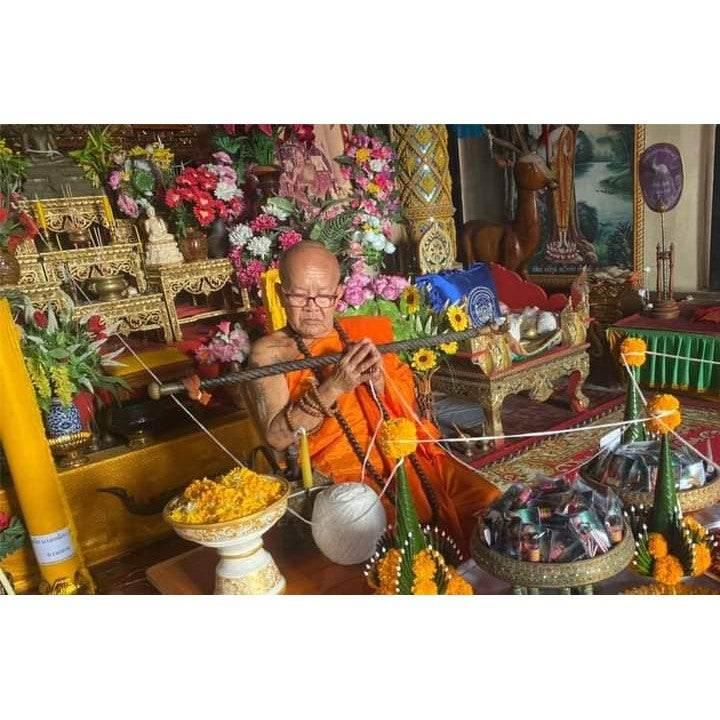 Lanna Kumarnthong Amulet Carved Star Gooseberry Wood by Kruba Tao Chiang Mai