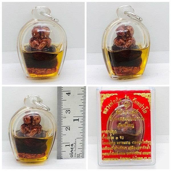 In Mongkol Mard Chueak Jum Sap Amulet – Thai Love &amp; Wealth Attraction by Luangpu Pun, Wat Pa Ban Sang, Roi Et | Sacred Talisman for Metta, Prosperity &amp; Influence - Thai Blessing Co