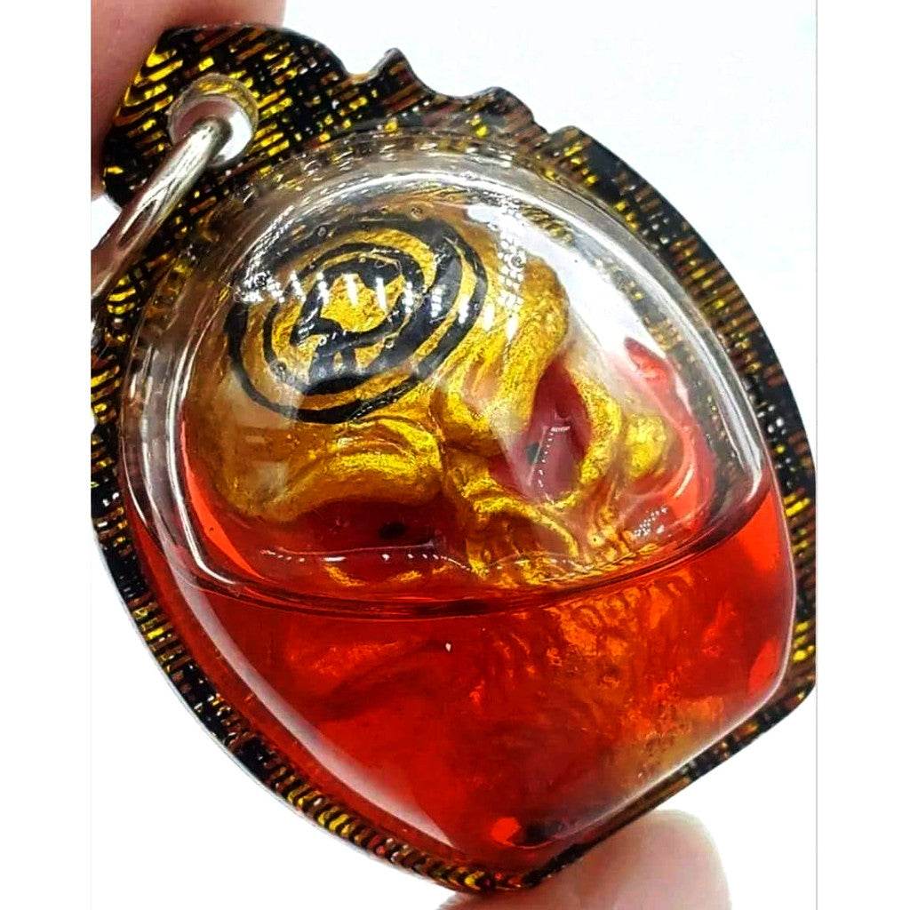 Golden Spirit Powder Charm by Master Subin Na Naa Thong Boost Charm, Fortune &amp; Destiny — Limited Edition from Master Subin - Thai Blessing Co