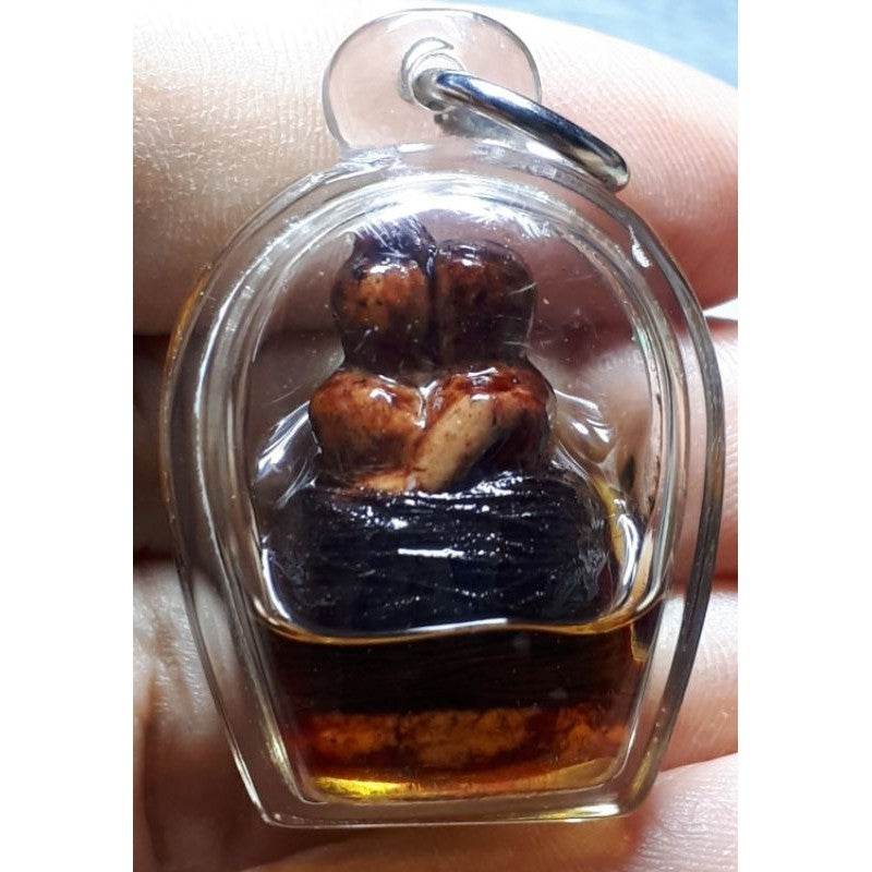 In Mongkol Mard Chueak Jum Sap Amulet – Thai Love &amp; Wealth Attraction by Luangpu Pun, Wat Pa Ban Sang, Roi Et | Sacred Talisman for Metta, Prosperity &amp; Influence - Thai Blessing Co
