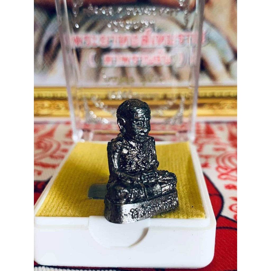 Luang Pu Im Amulet – Cloud Metal Yan Krun O Edition for Wealth, Metta, and Business Success (2023 Limited Blessing Series) - Thai Blessing Co