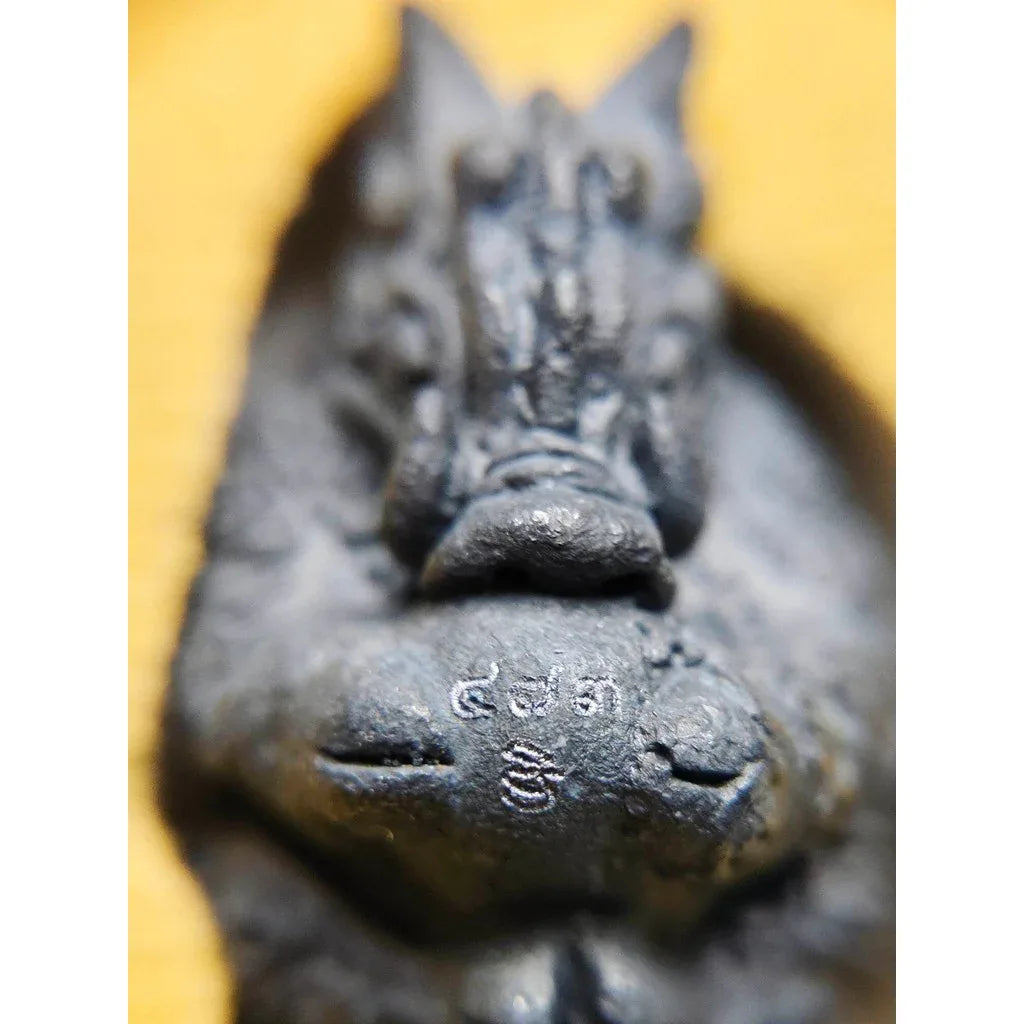 Pig God Amulet Lead Alloy Luang Phor Somkit Wat Bueng Tatha 2014 Wealth Business Booster