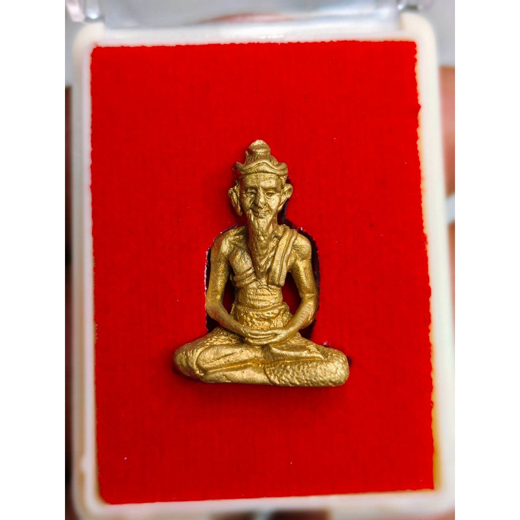 🌟 พระฤาษี รุ่น 1 อาจารย์ห้อง ครบรอง 79 ปี ปี 2554 วัดเขาอ้อ – ของดีหายาก! พุทธคุณครอบจักรวาล แคล้วคลาด คงกระพัน เมตตามหา Thai Blessing Co Default Title Default Title-