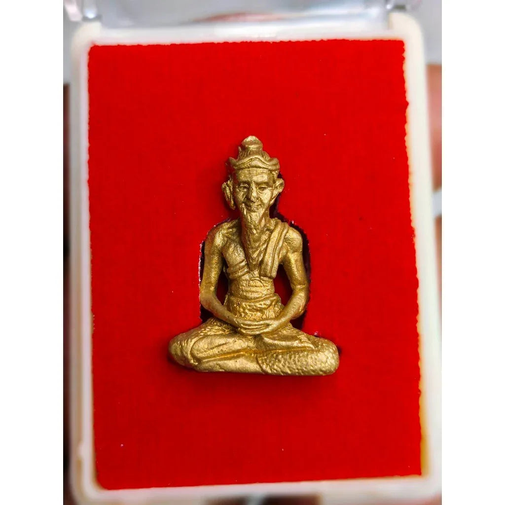 Phra Ruesi Amulet - First Edition by Ajarn Hong, Wat Khao Aor - 79th Birthday Anniversary Limited Edition (2011)
