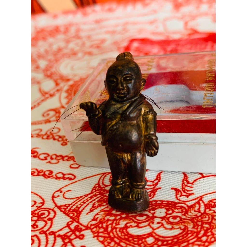 Kuman Thap Amulet - First Edition Sacred Metal Child Deity by Phra Ajarn Prasut for Wealth, Protection & Charisma Enhancement