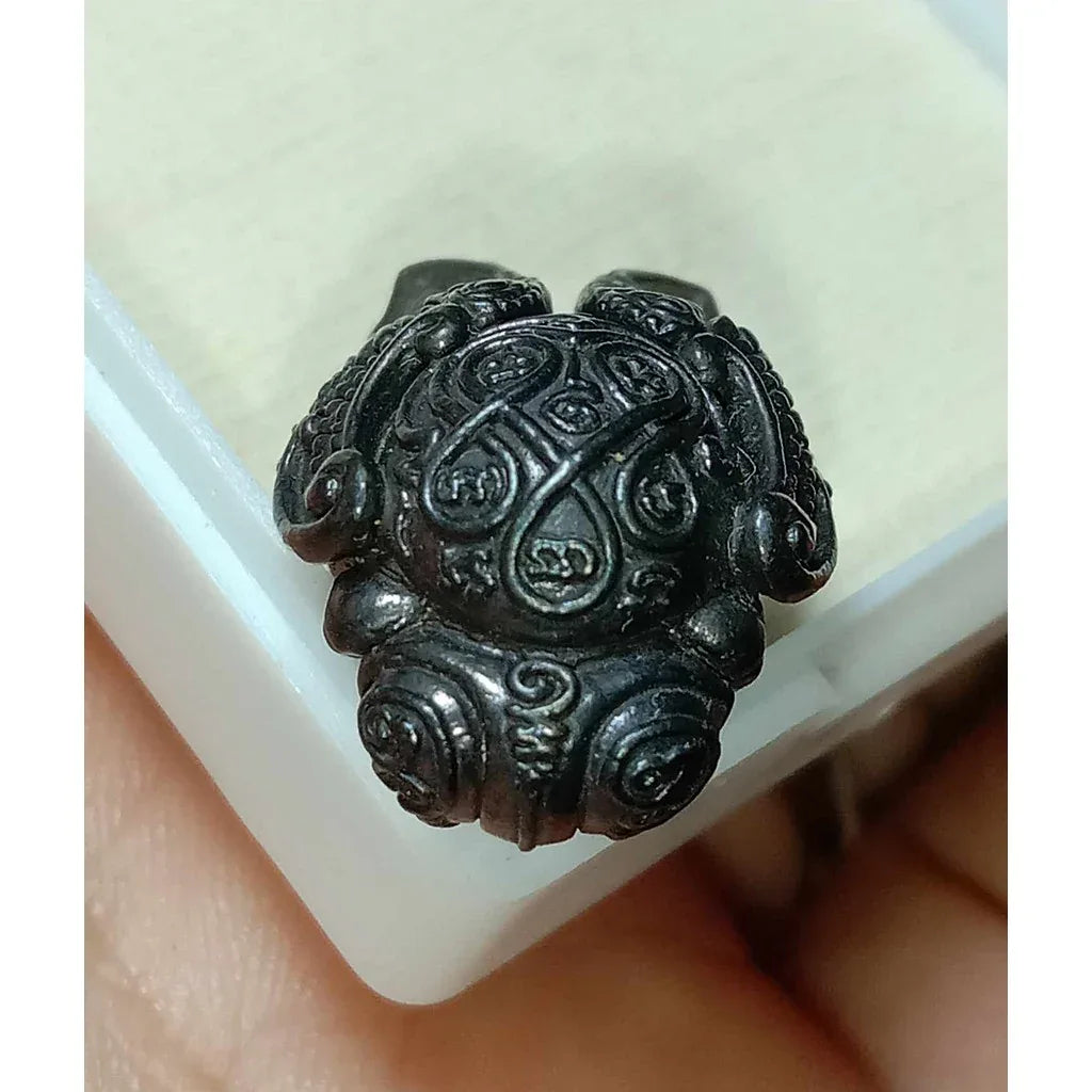 Wealth and Love Bee Amulet - Panya Phamroo Setthi Chana Sip Tit by Luang Pu Noi | Magnetic Nam Pi Iron for Rapid Fortune and Protection