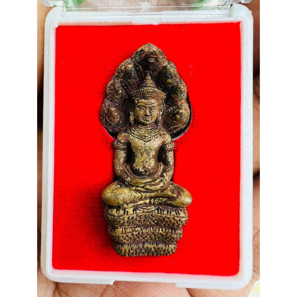 Phra Nak Prok First Edition Amulet by Luang Pu Kasem, Wat Mamuang Talod | Sacred Thai Amulet for Prosperity, Charisma &amp; Divine Protection - Thai Blessing Co