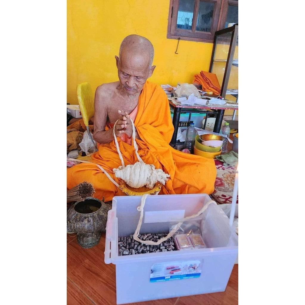Wealth-Attracting Talisman - Limited Edition Hand-Inscribed Amulet by Luang Pu Kessam of Wat Mamuang Tlod for Fortune Boosting