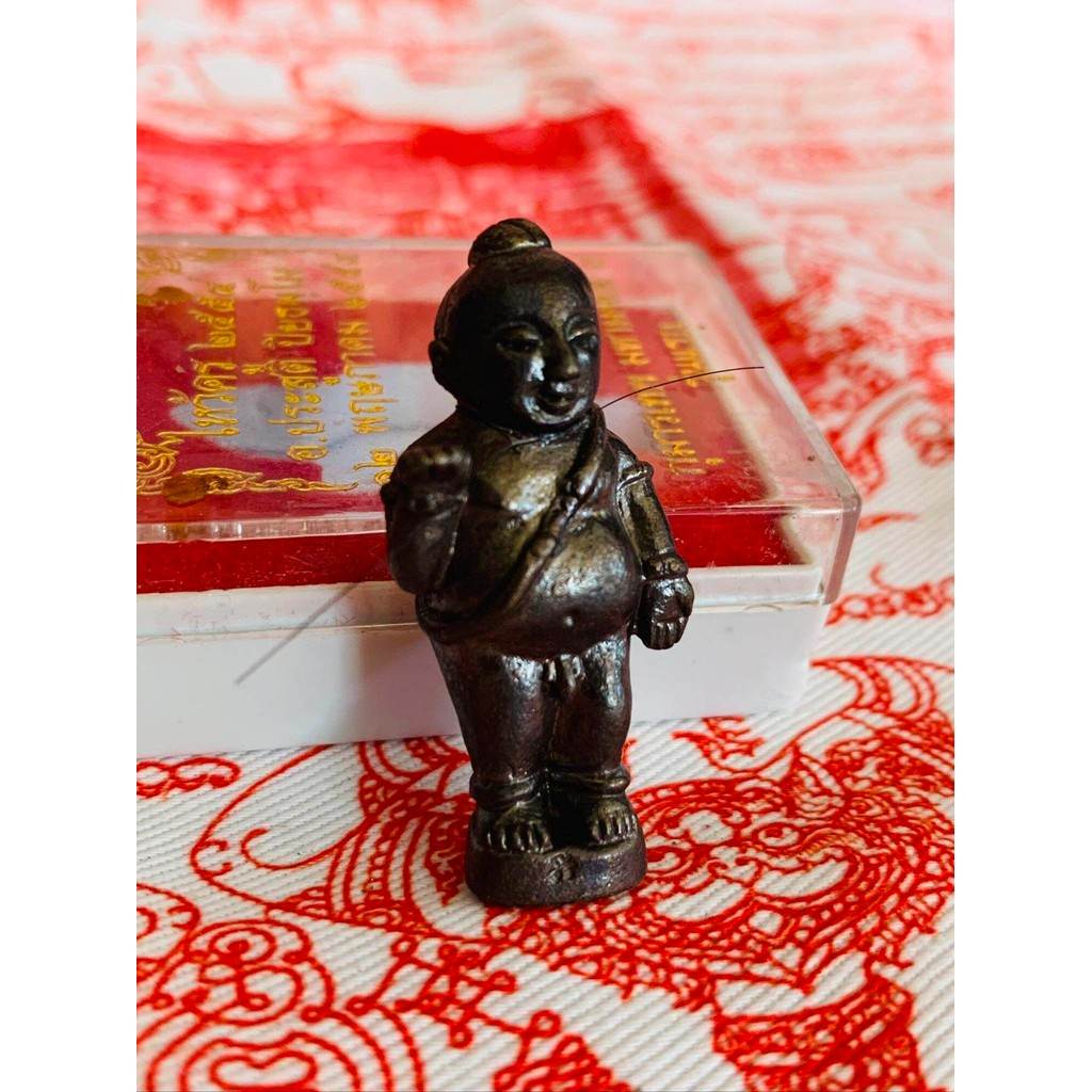 Kuman Thap Amulet - First Edition Sacred Metal Child Deity by Phra Ajarn Prasut for Wealth, Protection & Charisma Enhancement