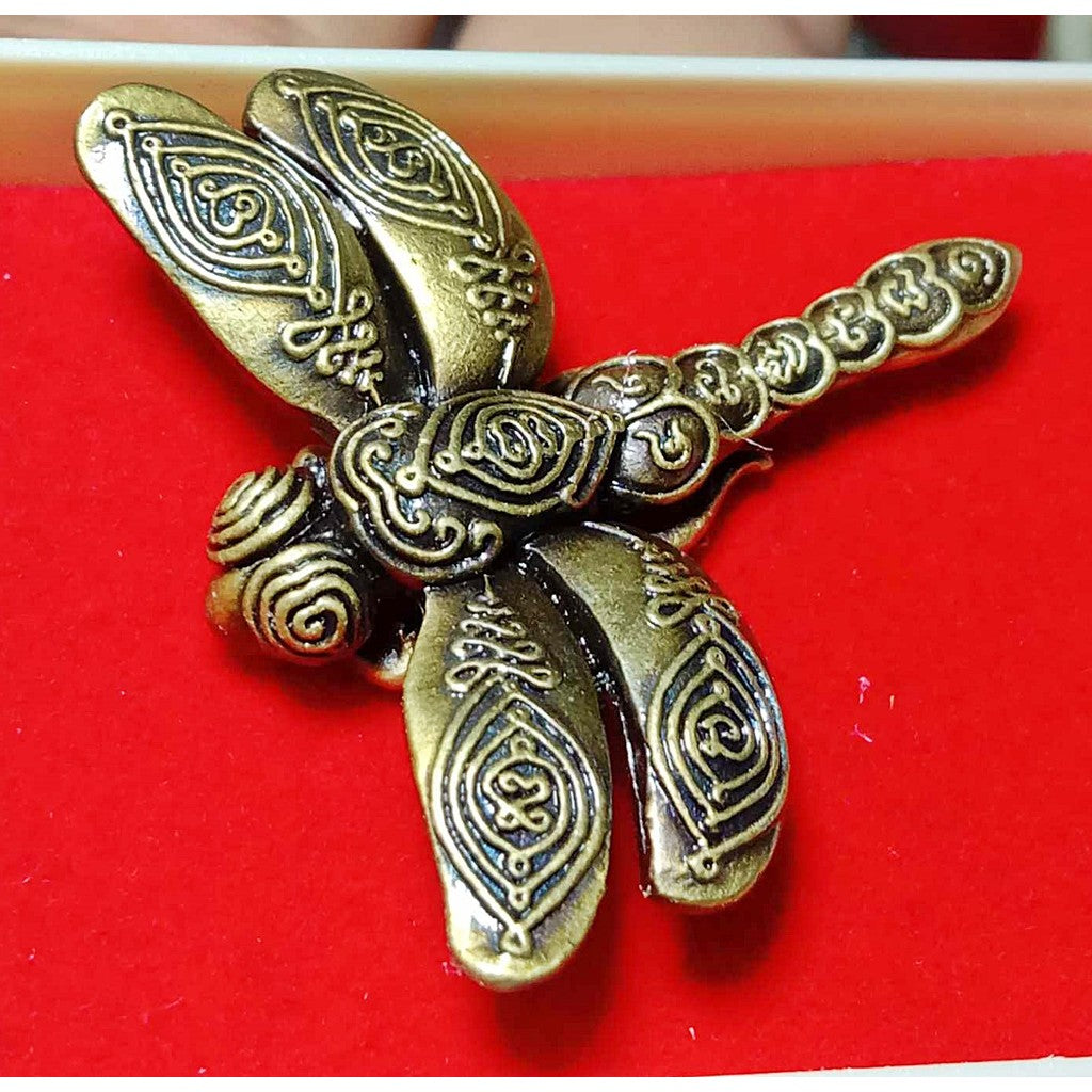 Phaya Maeng Poh Jin Dha Mahamani Mon Wealth-Calling Amulet by Luang Pu Sak Samahito for Instant Prosperity and Fortune Boost