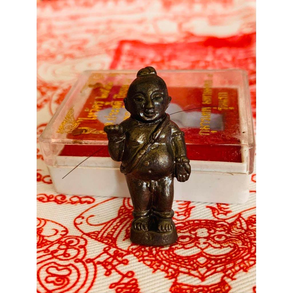 Kuman Thap Amulet - First Edition Sacred Metal Child Deity by Phra Ajarn Prasut for Wealth, Protection & Charisma Enhancement