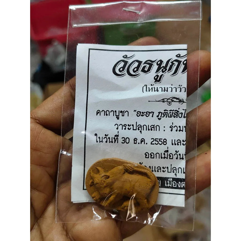 Wua Thanu Amulet - Kan Phai Pan Ajarn Nern Doi Trang 2019 Ultimate Protection and Fortune Amulet