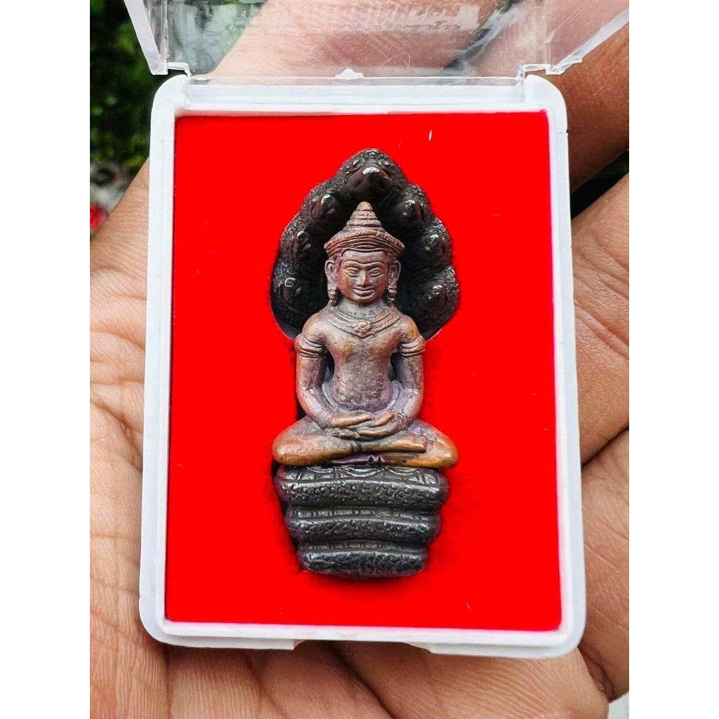 Phra Nak Prok First Edition Amulet by Luang Pu Kasem, Wat Mamuang Talod | Sacred Thai Amulet for Prosperity, Charisma &amp; Divine Protection - Thai Blessing Co