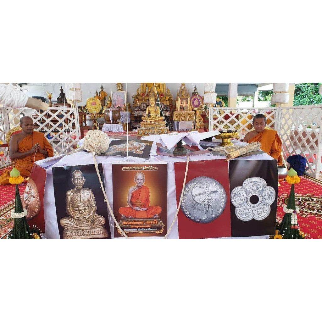 Luk Noo Bandan Sap (Wealth-Awakening Seed) by Luang Phor Kasem, Wat Mamuang Talod | Herbal Sacred Ball with Blackened Surface | Instant Prosperity &amp; Spiritual Precision Inspired by Royal Archery Power - Thai Blessing Co