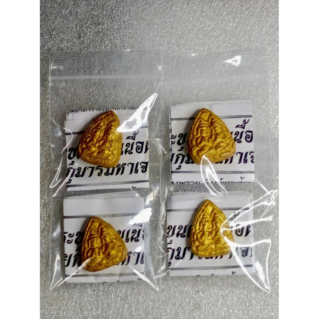 Phra Khun Paen Amulet - Twin Prai Hand-Pressed by Ajarn Nuer Doi, Trang
