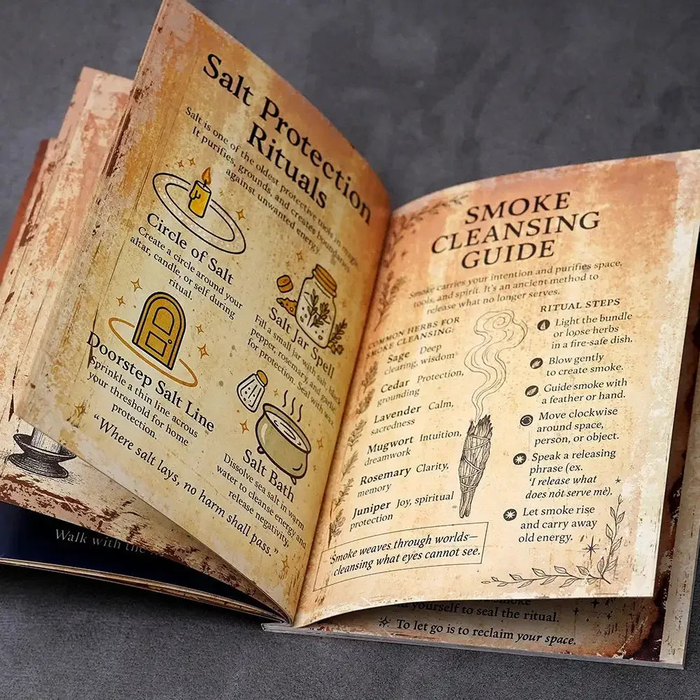 📚 Shadow Book of Magic – 77 Pages of Lunar Lore, Herbal Myths & Gothic Dark Academia Witchcraft