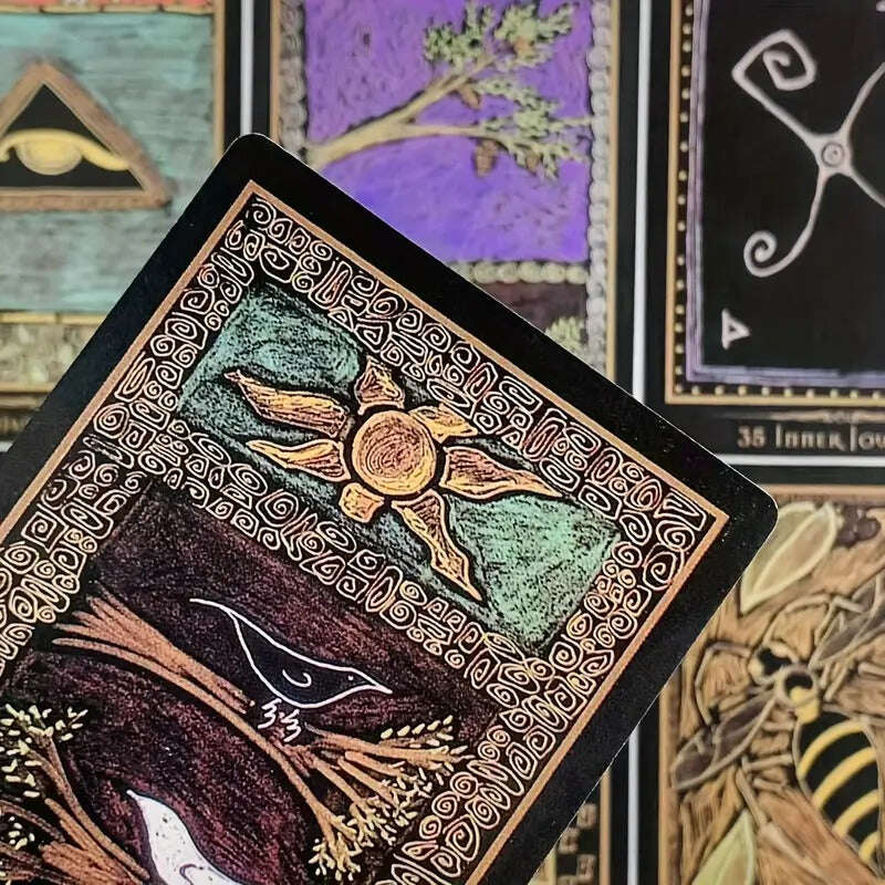 🔮 Shamanic Oracle Cards – English Version Tarot Board Game for Parties