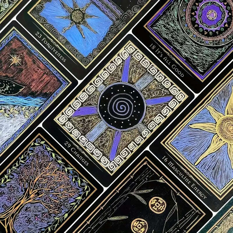 🔮 Shamanic Oracle Cards – English Version Tarot Board Game for Parties