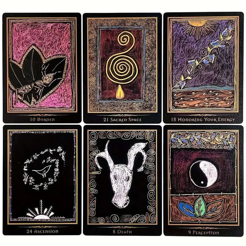 🔮 Shamanic Oracle Cards – English Version Tarot Board Game for Parties