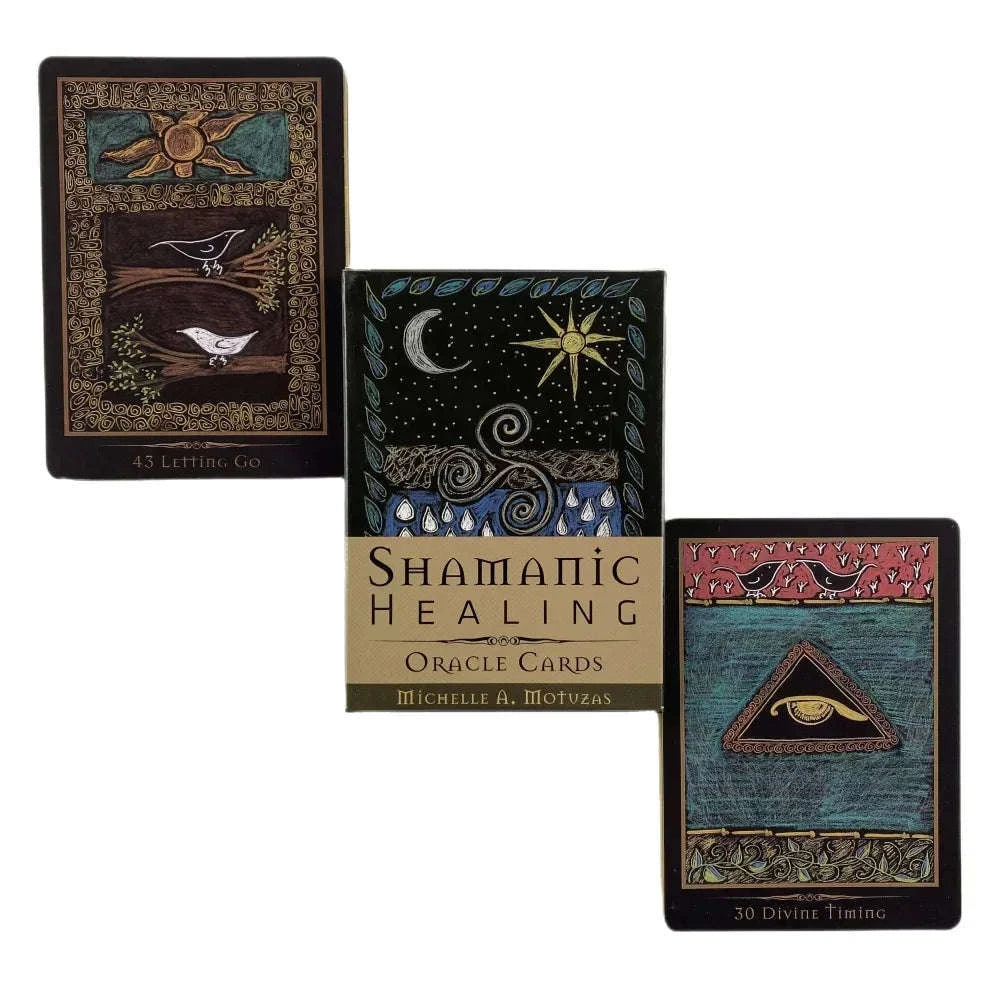 ✨ Shamanic Oracle Deck – 44-Card Set Featuring Ancient Symbols for Healing, Insight, and Social Entertainment