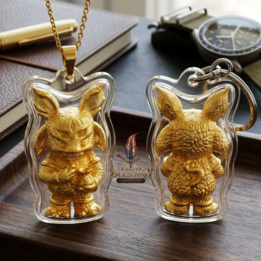 ✨ Si Hu Ha Ta Master-Blessed Wealth Magnet 2568 - Authentic Lanna Gold-Plated Bronze Talisman for Rapid Financial Prosperity & Divine Metta Attraction Thai Blessing Co By RURUECHA