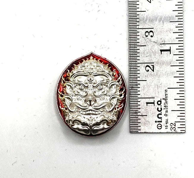 🪙 Si Hu Ha Ta “Stairway to Heaven” – Four‑Ears Five‑Eyes Prosperity Amulet by Kruba Boonyang, Wat Huai Nam Un, Lamphun (B.E. 2556) Small: 2.5 cm