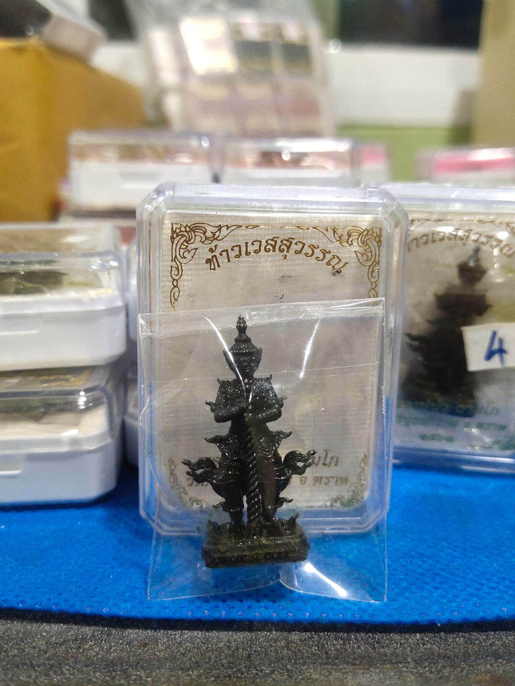 Thao Wessuwan Statue - Limited Edition Sacred Thai Amulet for Wealth & Fortune