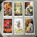Silent Desolate Tarot Deck – 78 Pcs Cartoon Rider Waite Style Tarot Cards | Compact 10.3 x 6 cm | Durable and Beginner-Friendly Default Title